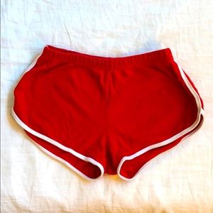 Interlock running shorts by American Apparel